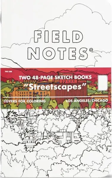 Field Notes Streetscapes Sketch Book 2-Pack