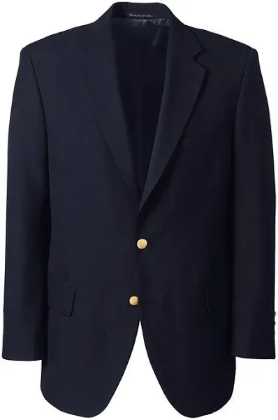 Lands' End Men's Hopsack Blazer