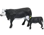 Big Country Toys Black Baldy Cow & Calf