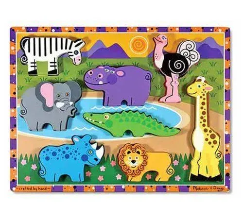 Melissa & Doug Safari Chunky Puzzle