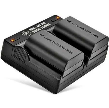 BM LP-E6N Batteries and Charger for Canon EOS R, EOS 90D, 