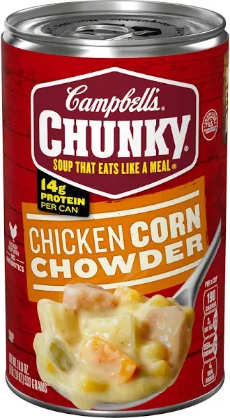 Campbell's Chunky Chicken Corn Chowder Soup