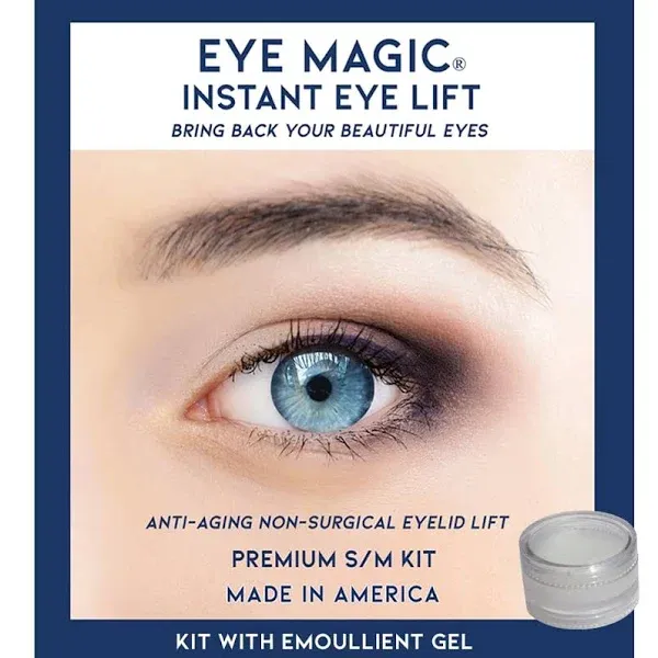 Eye Magic Premium Eye Lift Made in America Lifts and Defines Droopy, Sagging or Hooded Eyes Safe For Daily Use