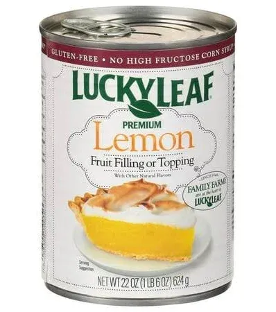 Lucky Leaf Premium Lemon Fruit Filling or Topping (1.38 lbs)