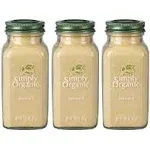 Simply Organic Ground Mustard Seed, Certified Organic | 3.07 oz | Pack of 3 | Sinapis Alba L.