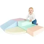 Iglu Soft PlaySoft Play Foam Block Set - Corner Climber Light Pastel