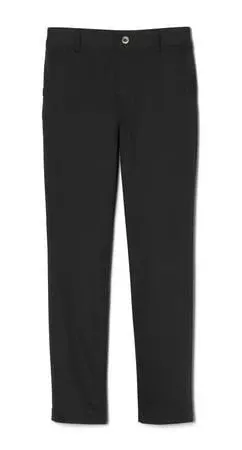 French Toast Girls' Pull-on Twill Pant (Standard & Plus)