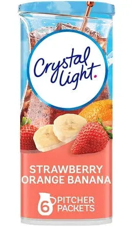 Crystal Light Drink Mix Strawberry Orange Banana