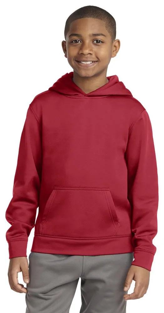 Sport-Tek Youth Sport-Wick Fleece Hooded Pullover