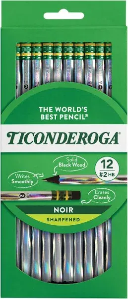 Ticonderoga Noir Pencils