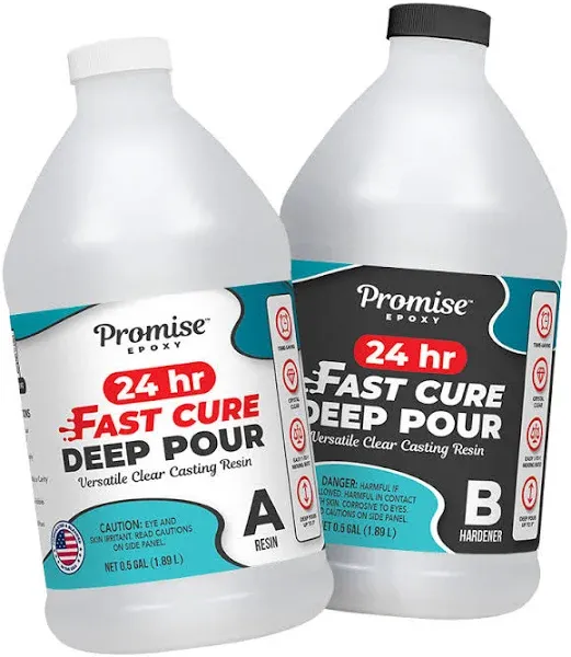 Promise Fast Cure Deep Pour Epoxy - 1-Gallon - Promise Epoxy