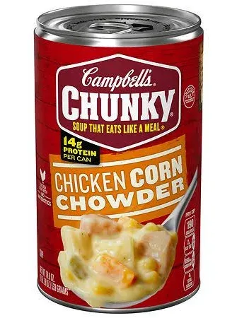 Campbell's Chunky Chicken Corn Chowder Soup