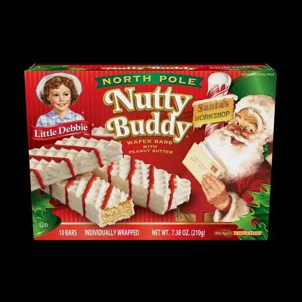 Little Debbie North Pole Nutty Bars