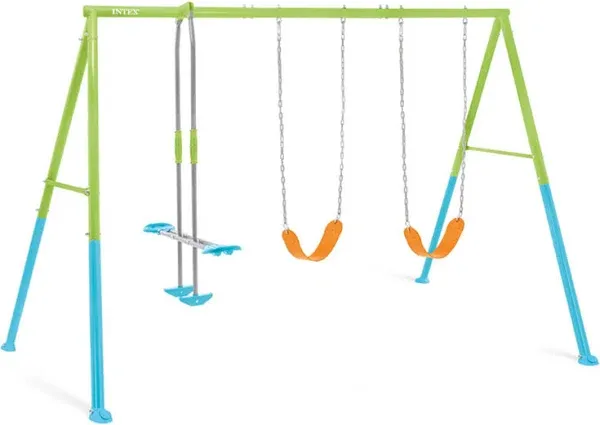 INTEX Heavy Duty Backyard Feature Swing Set