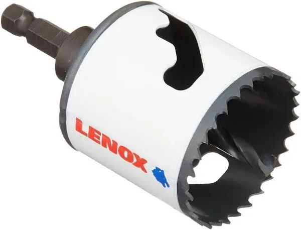 Lenox 2&#034; Diam, 1-9/16&#034; Cutting Depth, Hole Saw Bi-Metal Saw, Toothed Edge