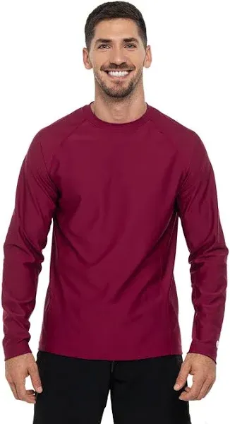 Coolibar Men's Hightide Long Sleeve Swim Shirt