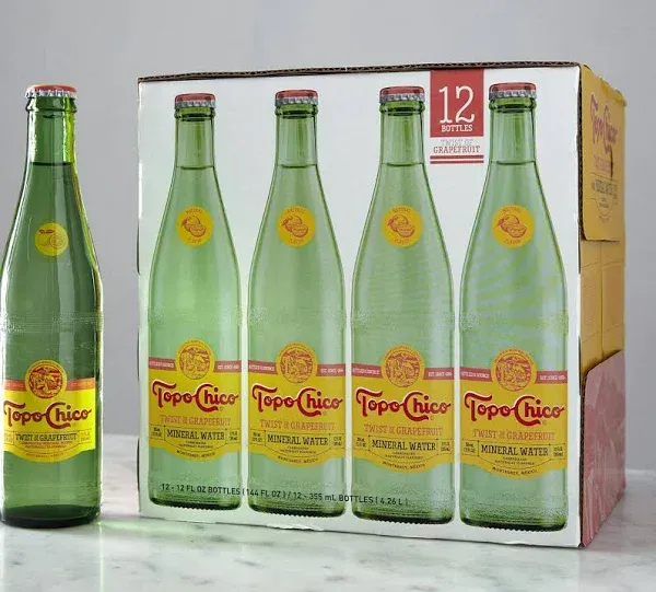 Topo Chico Twist of Grapefruit Mineral Water