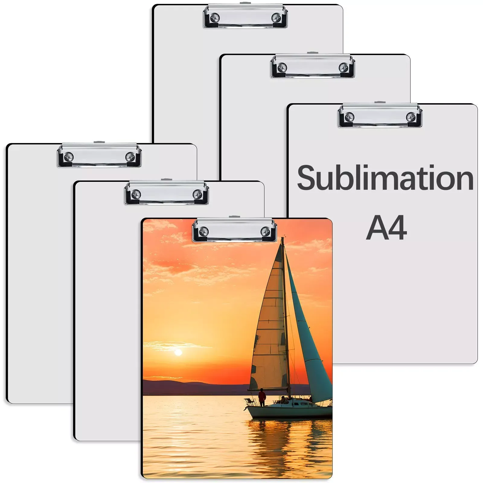 AiDiYGECO 6 Pack Sublimation Clipboard Blanks