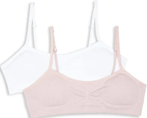 Hanes Girls' 2pk Seamless Bra