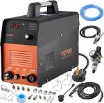 VEVOR Plasma Cutter with Torch 50Amp Non-Touch Pilot Arc Dual Voltage 110V/220V New DLZ50A110220VO4ZEV5