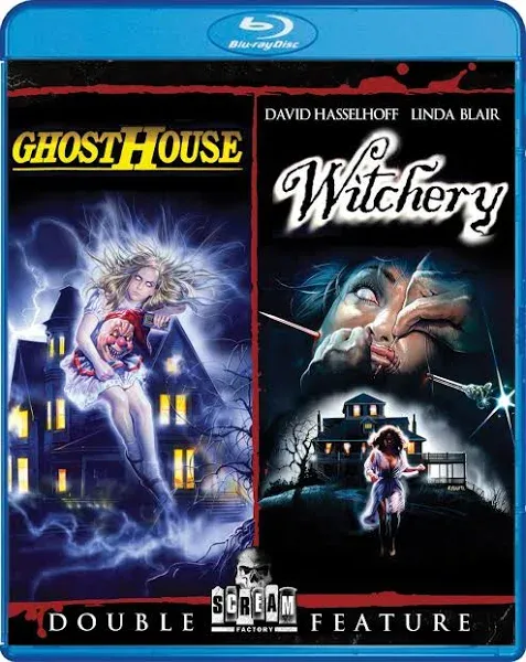 GHOSTHOUSE / WITCHERY   BLURAY SCREAM FACTORY OOP NEW