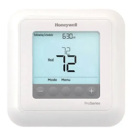 Honeywell Pro TH6100AF2004 T6 Hydronic Programmable Thermostat