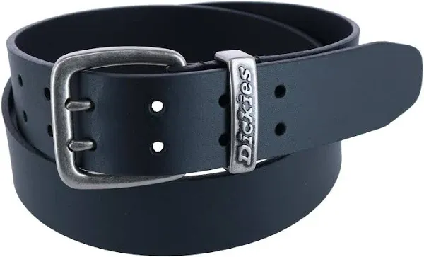 New Dickies Men&#039;s Leather Two Prong Casual Belt