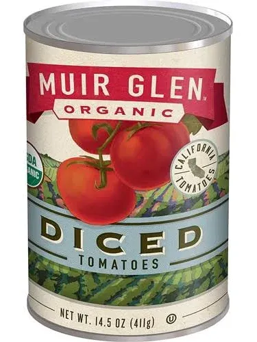 Muir Glen Diced No Salt Added Tomatoes (14.5 oz)