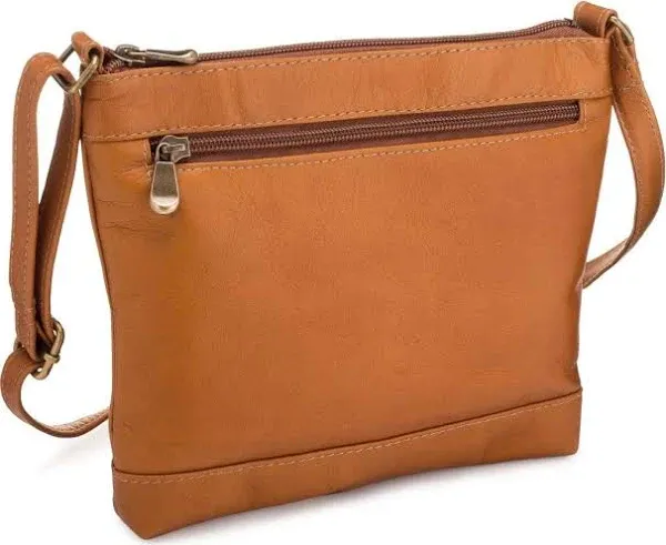 Le Donne Leather Savanna Crossbody Women's Purse Full Grain Colombian Leather Handbag Shoulder Bag Cross Body