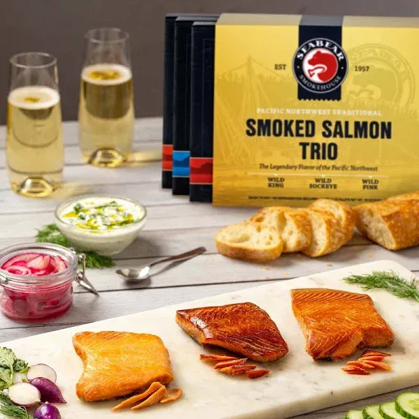 SeaBear Smoked Salmon Trio