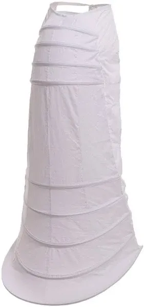 DUNHAO COS Women's White Crinoline Pannier Underskirt Victorian Dress