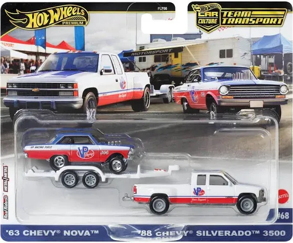 Hot wheels Team Transport Truck & Race