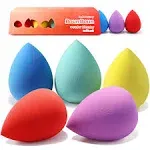 Beakey 5 Pcs Makeup Blender Beauty Sponge Set, Foundation Blending Sponge