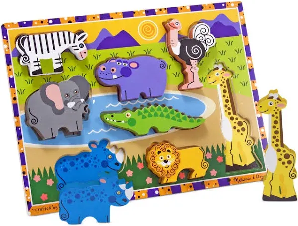 Melissa & Doug Safari Chunky Puzzle