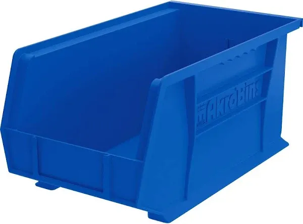 Akro-Mils Plastic Bin, Blue