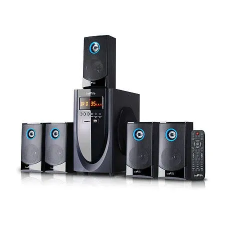 beFree Sound BFS-520 Surround Sound Home Stereo, Black 