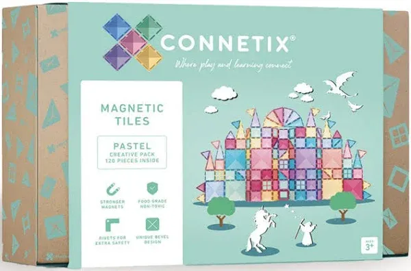 Connetix Pastel Creative Pack 120 piece