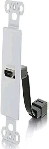 C2G HDMI Pass Through Decorative Wall Plate