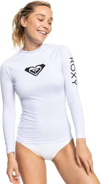 Roxy Women&#039;s RashGuard Whole Hearted UPF 50+Long Sleeve Sun Protection Sz XXL