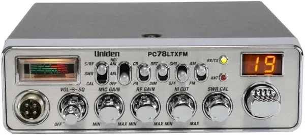 Uniden PC78LTXFM CB Radio w/AM/FM