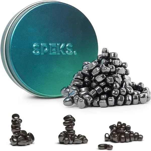 Speks Crags Ferrite Putty, 150+ Ferrite Stones in a Tin, Fidget Toy for Adults & Teens 14+, Desk Toy for Office, Christmas Gift, Holiday Stocking Stuffer, Stress Relief Present | Tranquility, Small