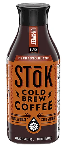 SToK Unsweet Black Espresso Blend Cold Brew Coffee