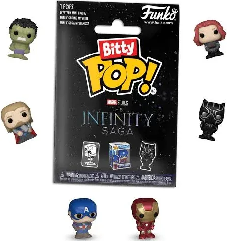 Funko Bitty Pop! Singles Marvel The Infinity Saga Mystery Mini Collectible Toys