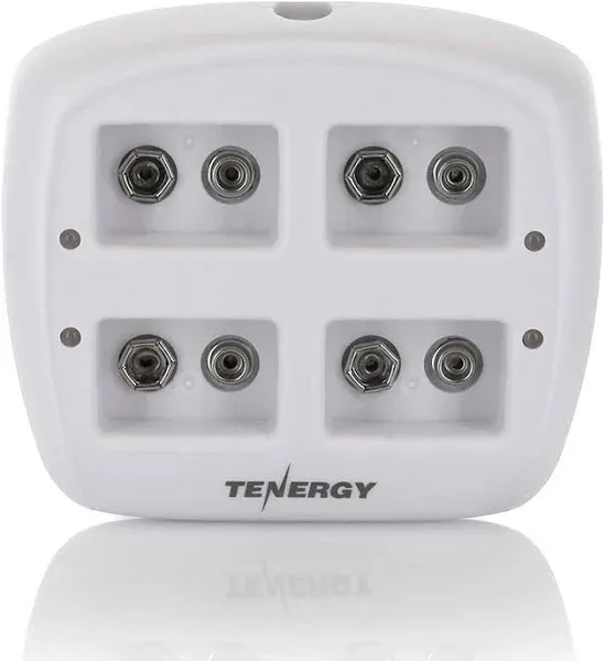 TENERGY 4 Bay 9V Smart Battery Charger for NiMH Rechargeable Battery (TN136) NEW