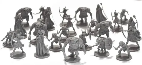 Drunk'n Dragon DND Enemies 25 Fantasy Miniatures