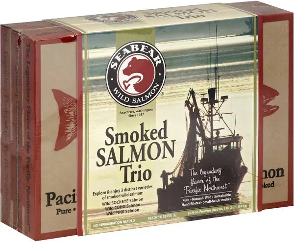 SeaBear Smoked Salmon Trio