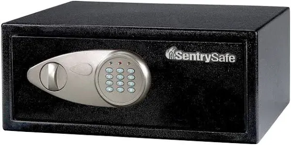 Security Safe, Medium-Wide Digital Lock Safe, 0.7 Cubic Feet, X075