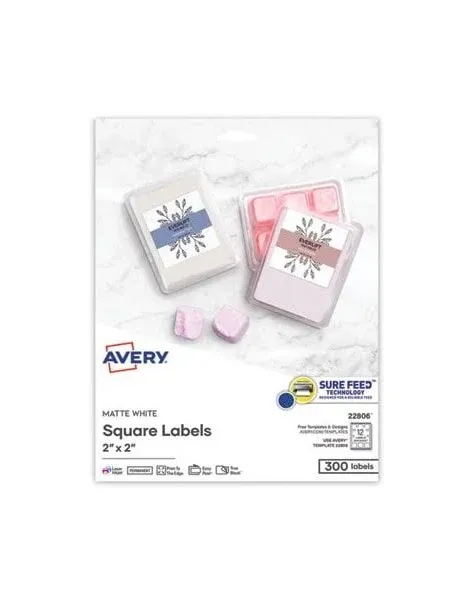 Avery Square Print-to-the-Edge Labels