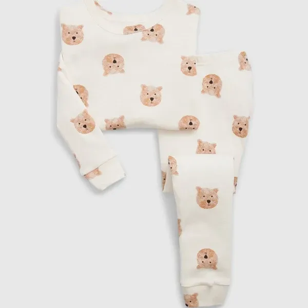 GAP Unisex Baby Toddler Long John Pajama Set