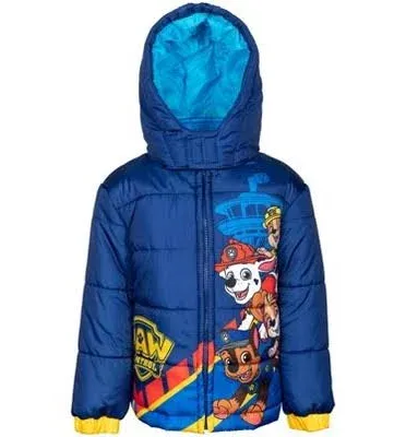 Paw Patrol Rubble Marshall Chase Zip Up Puffer Jacket Toddler 2T